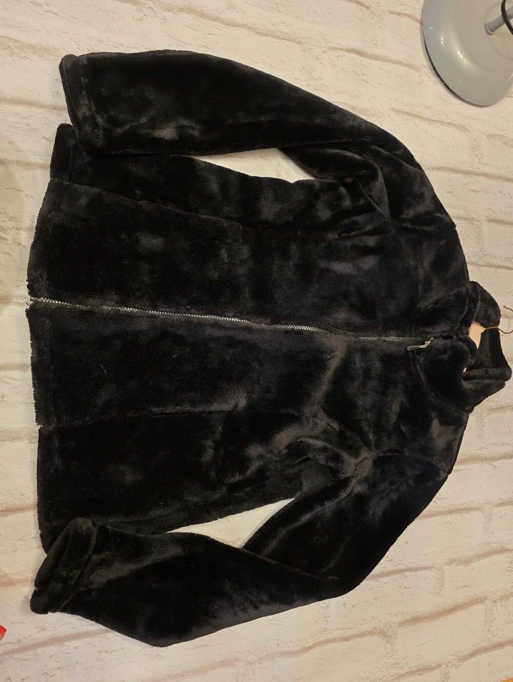 Women's 32 Degrees Heat plush faux fur jacket Sz Medium